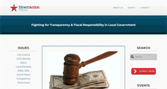 Desktop Screenshot of directactiontx.com